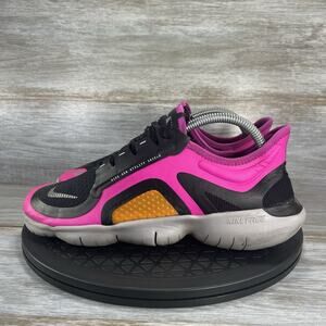 NIKE Women’s Free RN 5.0 BV1224 600 Shield 'Fire Pink' Athletic Sneakers Size 9